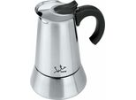 Caffettiera Italiana Jata CAX106 Odin * Acciaio 6 Tazze Metallo Acciaio Inossidabile