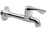 Valvole Aqualine - Valvola A Parete 1/2", Lunga, Cromo ZY12062"