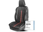 Walser Coprisedile Auto Kimi, Protezione Sedile Auto Nero/Rosso, Coprisedile Auto, Coprisedile Auto Sedili Anteriori, Cuscino Sedile Auto, Protezione Sedile Auto, Coprisedile Auto Sedili Anteriori Auto/Camion
