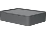 Han 1110-19 Cassetta Portautensili SMART-ORGANIZER Allison Con Vassoio Interno E Coperchio - Grigio Scuro/Grigio Granito