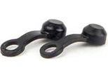 Elvedes Shimano Bleed Nipple Caps 10 Unità Nero Nero Taglia Unica