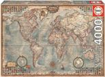 Educa Puzzle Mappa Del Mondo Politico 4000 Pezzi