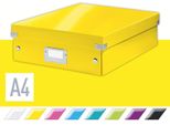Leitz 6058-00-16 Scatola Di Organizzazione Leitz Click & Store Wow, Grande, Giallo