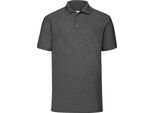 Polo Fruit Of The Loom 65/35 Herren Piqué, Kurzarm BC388 (2XL) (Dunkelgrau)
