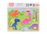 Viga 51452 Puzzle Su Un Pad 16 Elementi - Dinosauri