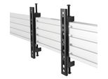 B-Tech Bracci Interfaccia Schermo Piatto Sistema X Interfaccia Universale, BT8390-VESA200F_B (Bracci Interfaccia Universale Sistema X - Vesa 200, Braccio Per Montaggio Schermo Piatto, Nero, 70 Kg, Guida, 119,4 Cm (47), 81,3)