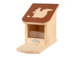 Esschert Design Casetta Per Scoiattoli In Legno 14,6X24,9X26,1Cm, Naturale/Marrone