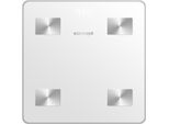 Concept VO4001 Bilancia Diagnostica In Vetro Con App Bilancia Digitale Per L'analisi Del Peso Corporeo Massa Muscolare Bmi Display Led Bluetooth Peso Fino A 180 Kg Nero