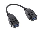 Inline® 76206D Cavo Adattatore Inline® Usb 3.2 Gen1 2X Keystone, 2X Presa Keystone Usb A, 0,2 M