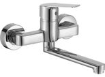 Miscelatore Per Lavabo Rubinetto Da Bagno Miscelatore Monocomando Rubinetto Da Parete Con Bocca Mobile