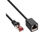 Inline - Cavo Di Prolunga Patch - Da RJ-45 (M) A RJ-45 (W) - 1,0 M - Sftp, Pimf - Cat 6 - Senza Alogeni, Stampato, Senza Gancio