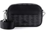 Lacoste Borsa A Tracolla The Blend Reporter Bag Noir Gris Nero Multicolore