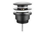Accessori Sapho - Scarico Per Lavabo, Click Clack, Nero CV1002B