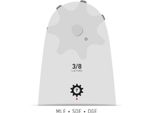 Guida Oregon Micro-Lite 3/8" 1,1 Mm 35 Cm"