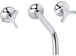 Kludi Nova Fonte - Miscelatore Per Lavabo Da Incasso, 3 Fori, Cromo 201460539