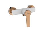 Miscelatore Doccia Miscelatore Doccia A Parete Bianco Rosa Oro Miscelatore Doccia