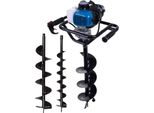 Trivella A Scoppio Scheppach EB2000 | Lunghezza Punte 800 Mm | Maneggevole Con 2 Impugnature | Potenza 1450 W | Fori Max. 200 Mm | Punte Da 100, 150, 200 Mm Incluse