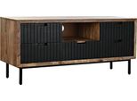Mobile Tv Dkd Home Decor In Metallo E Legno Di Mango (125 X 40 X 55 Cm)