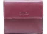 Esquire Pelle Portafoglio Viktoria Little Wallet Bordeaux Rosso Scuro