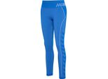 Hummel Hmlte Christel Collant Senza Cuciture A Vita Media Damen Placid Blue/Lapis Blue Melange Xs