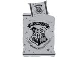 Harry Potter - Hogwarts - Set Di Biancheria Da Letto TA6454 (Letto Singolo) (Grigio)