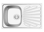 Lavello In Acciaio Inox Pyramis Creta 755 X 480 Mm 72086300