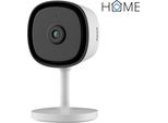 Iget Home Camera CS1 Bianco - Telecamera Ip Wifi Fullhd 1080P, Visione Notturna, Audio Bidirezionale, Microsd