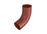 Bryza Gomito Per Acqua Piovana 72° Zincato Ø 90 Mm, Rosso Mattone Ral 8004