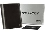 Portafoglio Verticale Da Uomo In Pelle Senza Chiusura - Rovicky