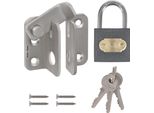 Kotarbau® Catenaccio Per Porta Serratura 45X40 Mm Con Lucchetto Catenaccio In Acciaio Inox Catenaccio Per Porta Serratura Per Porta Interna Serratura Per Mobili Serratura Per Scatola Catenaccio Per Finestra