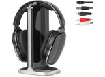 Retekess TA007 Cuffie Tv Senza Fili, Stazione Di Ricarica Con Trasmettitore 2.4G, 60 M, Compatibile Con Bluetooth, Cuffie Tv Senza Fili Per La Casa