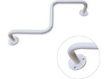 Barra Per Trazioni Da Soffitto Curva Bianca, Stabile 100 Kg