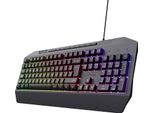 Trust Gxt 836 Evocx, Cavo, Usb, Interruttore A Membrana, Qwerty, Led Rgb, Nero