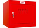 Phoenix CL0344RRK Phoenix Armadietto A Cubo CL0344, Serratura A Chiave, Rosso