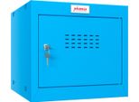 Phoenix CL0344BBK Phoenix Armadietto A Cubo CL0344, Serratura A Chiave, Blu