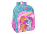 Zaino Scuola My Little Pony Magic Pink Turchese 33 X 42 X 14 Cm