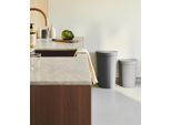 Plast Team 13570802 Plast Team Seattle Cestino Per Rifiuti, 10 Litri, Argento