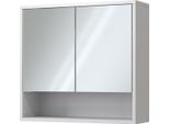Vicco Specchio Contenitore Bagno Eliza, 70 X 65 Cm Con 2 Porte, Bianco