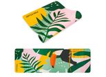 Spokey Home Jungle Tappetino Yoga In Pelle Scamosciata, 183 X 61 X 0,4 Cm