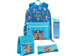 Paw Patrol - Zaino, Set Di Figure NS8463 (Taglia Unica) (Blu)