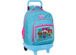 Zaino Scuola Con Ruote Lol Surprise! Divas Blu 33 X 45 X 22 Cm