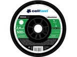 Filo Damil Premium Rinforzato Con Particelle Di Alluminio In Bobina - Profilo Rotondo, 2,4 Mm X 500 M, Cellfast