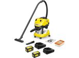 KäRcher Wd 4-18 S Dual Battery Set V-20/22 1.628-626.0 Aspirapolvere A Batteria A Secco/Umido 20 Litri