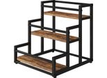 Vicco Scaffale Da Cucina Fyrk, 33 X 34 Cm, Rovere Rustico/Nero