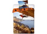 Faro Biancheria Da Letto In Cotone 160X200 Sportivo 006 A Scalare Con Una Federa 70X80