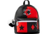 Harley Quinn - Zaino "Vivi Veloce Muori Clown"", Suicide Squad PM11029 (Taglia Unica) (Rosso/Nero)"