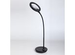Inf Lampada A Clip Per Libro Bianca: Luce Da Lettura A Led Con Lente D'ingrandimento Nero