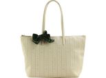 Lacoste Borsa A Tracolla Shopping Bag Punch Wording Laponie Avorio