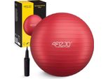 4FIZJO Palla Da Ginnastica Gonfiabile, 55 Cm, Rosso