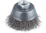 Wolfcraft 1 Tazza In Acciaio Inox Spazzola Metallica Ws Annodata